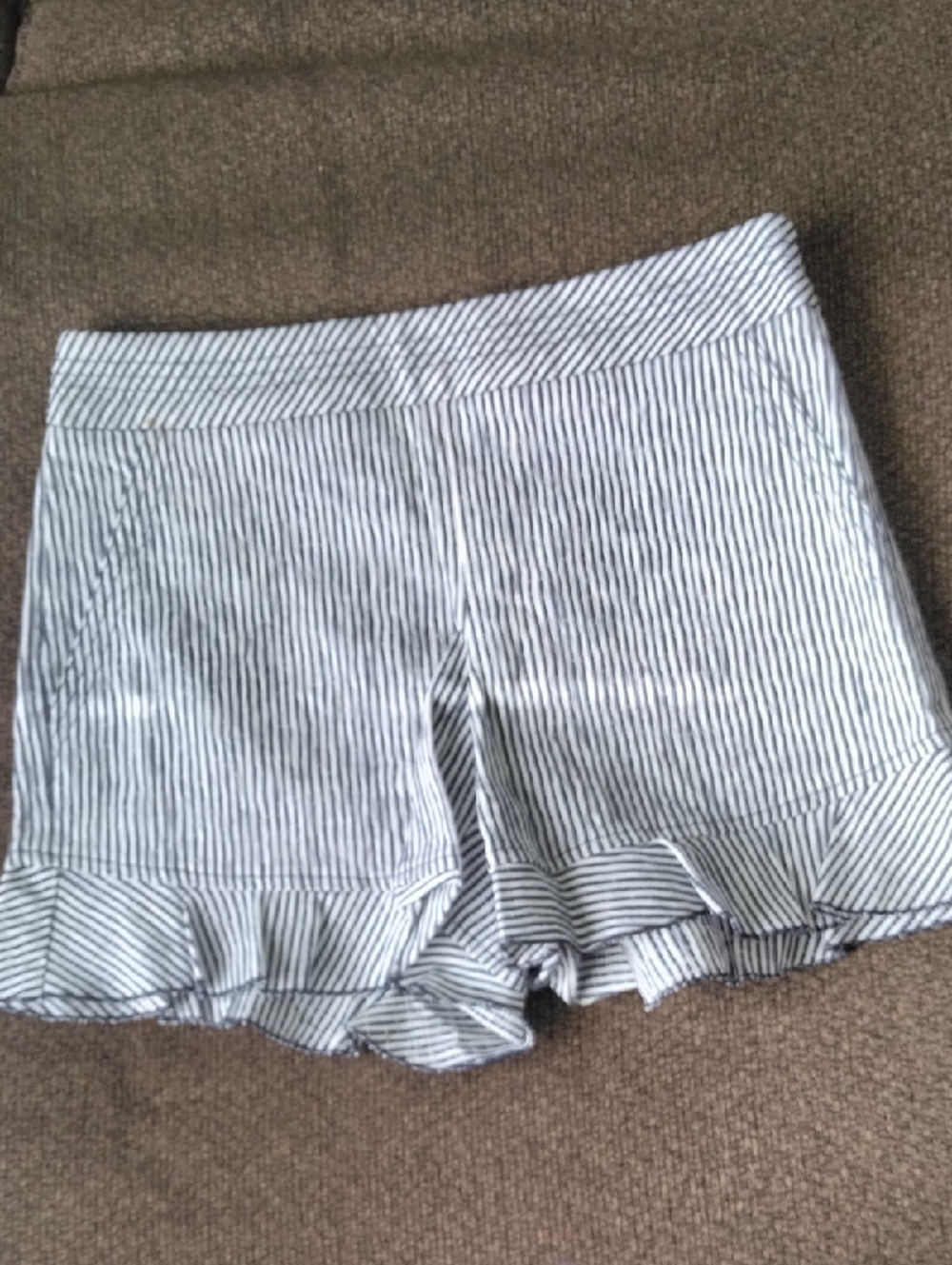 🚨B2G1 New TRINA TURK Blue White Pinstripe Shorts